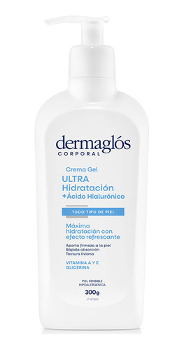Crema Corporal Dermaglós Ultra Hidratación Gel X 300 G
