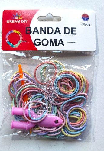 160 Bandas Goma Elásticas Collet Para Manualidades Colores 2