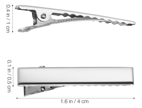 Pinzas Para El Pelo Con Forma De Pico De Pato, 100 Unidades,