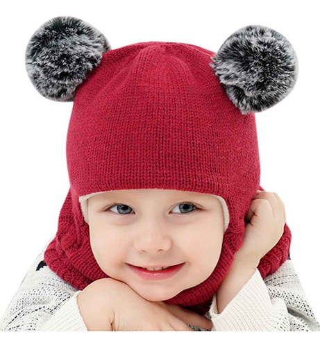 Bufanda Con Capucha Para Niño Y Niña, Gorras, Gorras De Punt