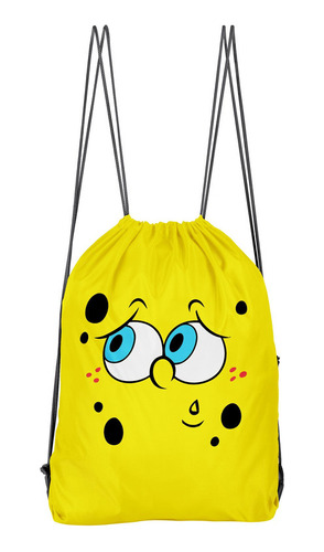 Bolso Deportivo Bob Esponja Preocupado (d0811 Boleto.store)