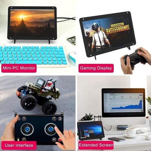 Monitor De Pantalla Táctil De 7 Pulgadas Para Raspberry Pi,