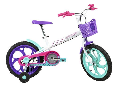 Bicicleta Infantil Caloi Ceci Aro 16 Branco 2021