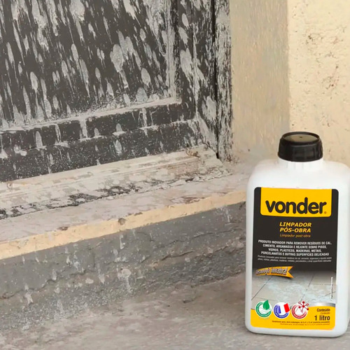Removedor De Resíduos De Concreto 1l Vonder Obras Limpeza