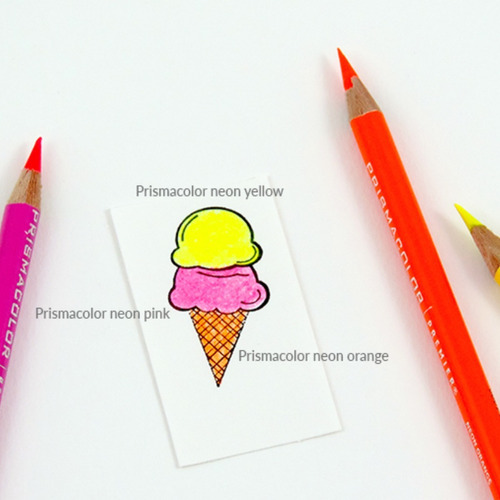 Lápices De Colores Neón Redondos Prismacolor 6 Piezas