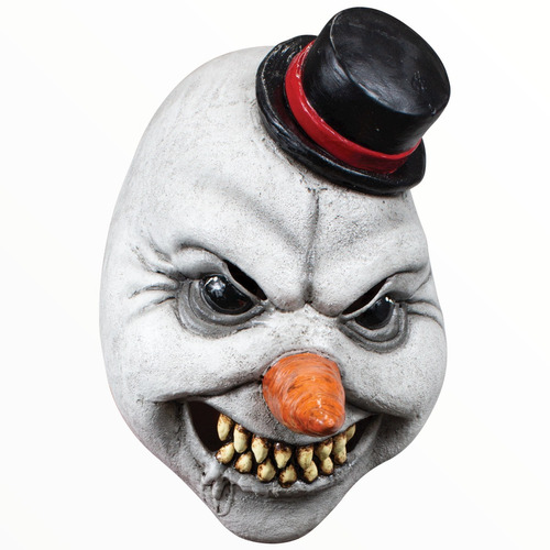 Máscara Muñeco Nieve Evil Snowman Halloween Navidad 26885