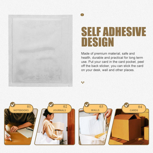 Funda De 30 Etiquetas Para Cajas De Pases, Transparente, Tar