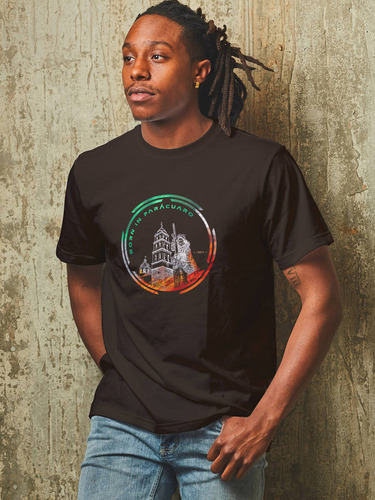 Playera Estampada Diseño Born In Parácuaro Vmx