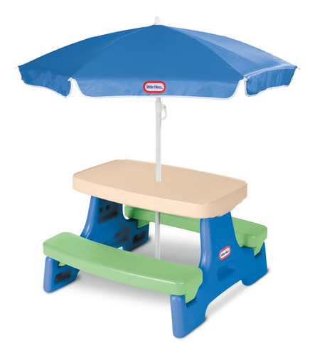 Mesa De Juego Con Sombrilla Para Niños Pequeños Picnic