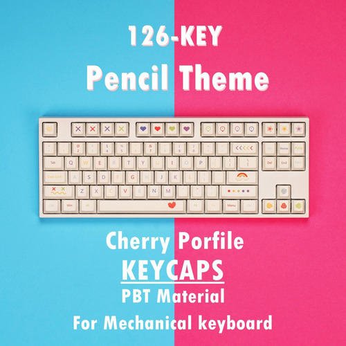 Pbt 126 Teclas Teclas Para Cherry Mx Switch