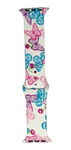 Imagen 2 de 2 de Correas Estampadas Apple Watch Reloj Smartwatch Mariposas