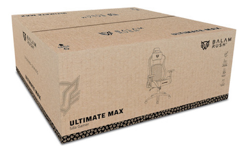 Silla Gamer Ultimate Max U3 Pu Alcántara Legend Negro Material Del Tapizado Cuero Sintético