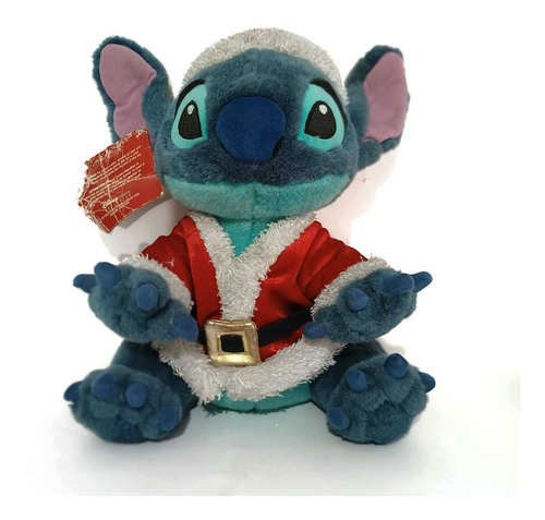 Disney Store Exclusive Santa Suit Stitch Plush 11 In