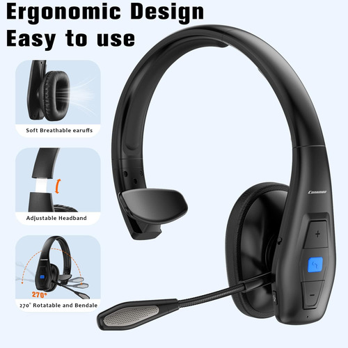 Auriculares Bluetooth Con Cancelación De Ruido V5.1