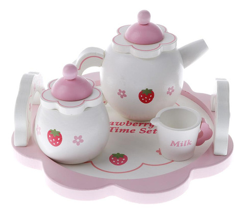 De Comida De , De Té De Fresa, De Platos De Taza De Caldera