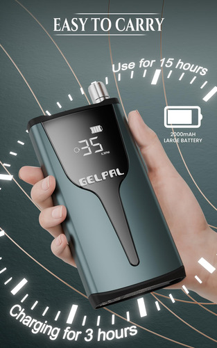 Taladro Eléctrico Para Uñas Gelpal Recargable De 35000 Rpm C