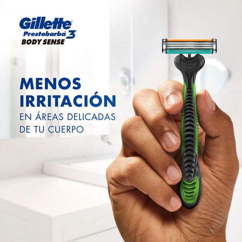 Rastrillos Gillette 3 Uds + Old Spice Body Spray 93 Ml