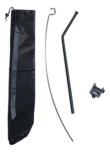 Stand De Linterna Para Acampar Con Abrazadera De Negro