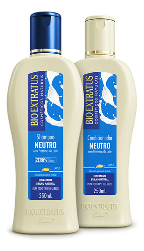 Bio Extratus Neutro Shampoo 250ml E Condicionador 250ml