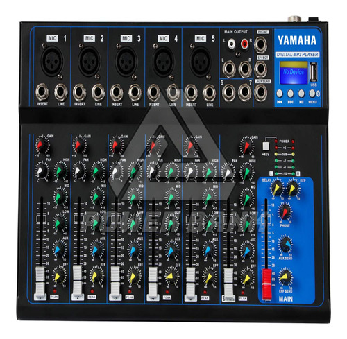 Consola Yamaha 7 Canales Mezclado Audio Profesional Video Dj