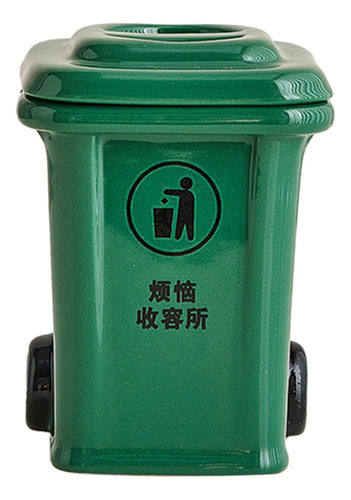Bandeja De Cinzas Decorativa Para Recipiente Em Forma Verde