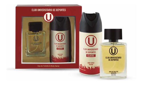 Set Universitario Deportes Colonia 50ml + Body Spray 150ml