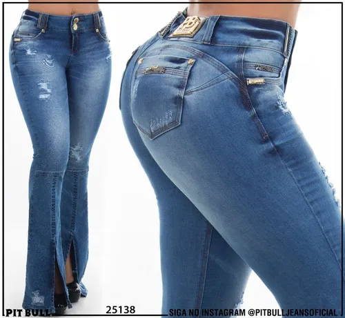 Calça jeans pitbull feminina mercado livre sale