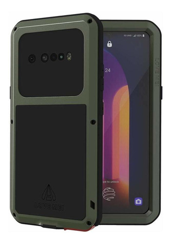 LG V60 Thinq Case With Tempered Glass Screen Protector And