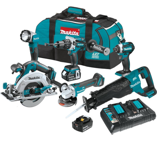 Makita 18 5 Lxt Ion Litio Sin Escobilla Inalambrico 6 Combo