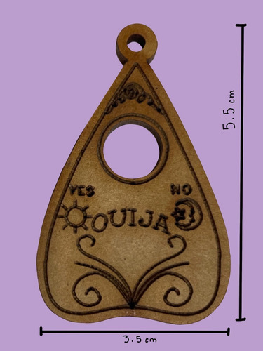 Mini Puntero Ouija Para Llaveros, Aretes, Collares. 20pzas