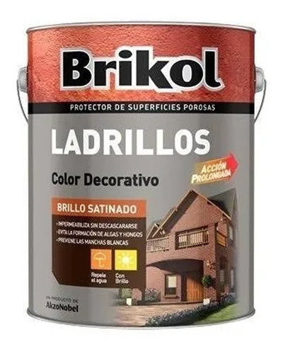 Brikol Ladrillos 4 Lts. Protector Impermeabilizante Bricol