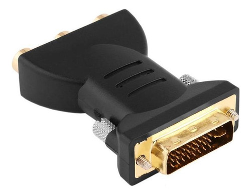 L Adaptador Dvi A 3 Rca, 24 + 5 Macho A Hembra For Hdtv Hdmi