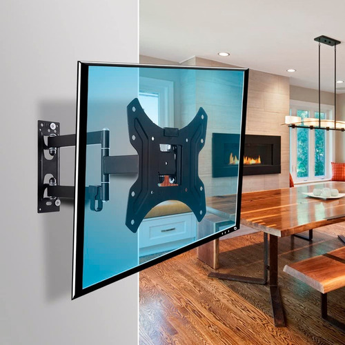 Imagen 5 de 10 de Soporte Pared Led Lcd Plasma Tv Monitor 14-42 Pulgadas Girat