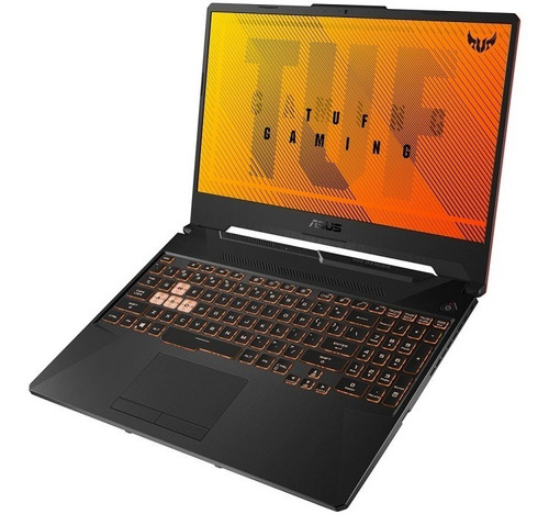 Laptop gamer Asus TUF Gaming FX506LH negra 15.6", Intel Core i5 10300H 8GB de RAM 512GB SSD, NVIDIA GeForce GTX 1650 144 Hz 1920x1080px Windows 10