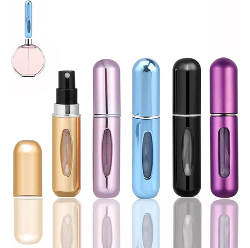 Mini perfumista recarregável portátil X5, atomizador de cores de 5 ml