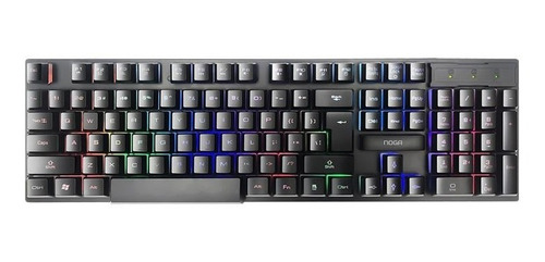 Teclado Y Mouse Kit Gamer Noga Pc Combo Retroiluminado Nkb92