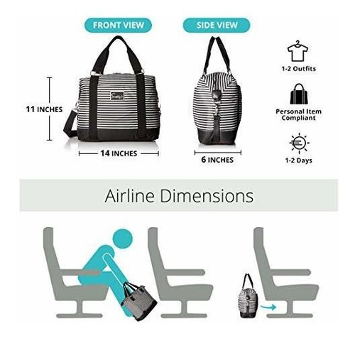 Bolso De Lona Con Tiras Estilo Tote Con Correa Para Los Homb