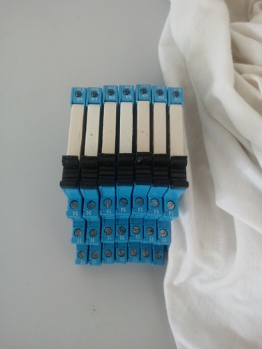 7 Relé Finder / Borne Relé De Interface 24vdc