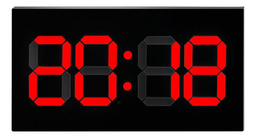Pantalla Led Reloj De Pared Led 3d Digital Con Numeros Rojos