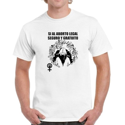 Remera De Hombre Si Al Aborto Legal Seguro Y Gratuito