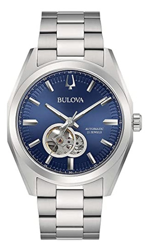 Bulova Classic Automatic Surveyor Reloj Pulsera De Acero Ino