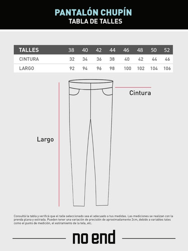 Imagen 4 de 4 de Jeans Chupin No End 38309 Hombre