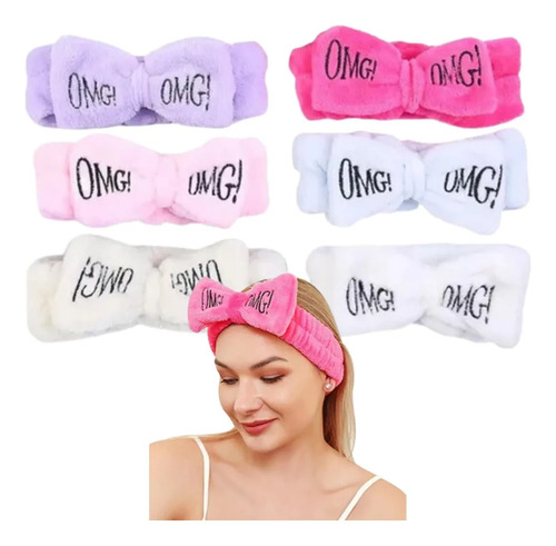 Set 6 Bandas Suaves Omg Para Maquillaje Y Skincare Color