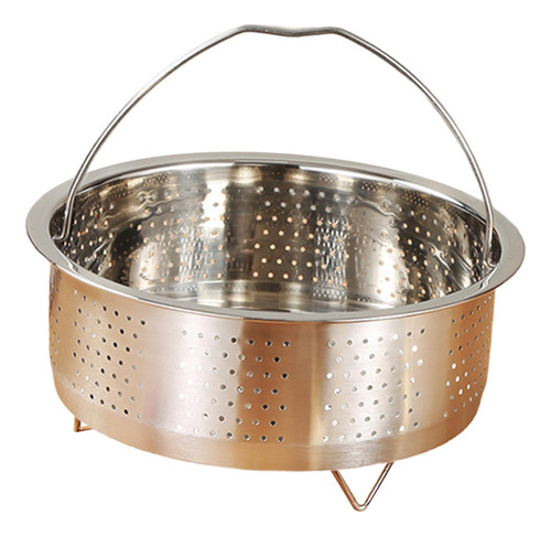 Cesta De Vapor De Aço Inoxidável Panela De Arroz 20x9,5cm
