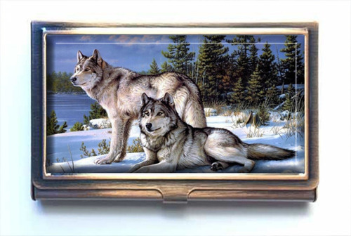 Wolf Custom Acero Inoxidable Bronce Titular De La Tarje...