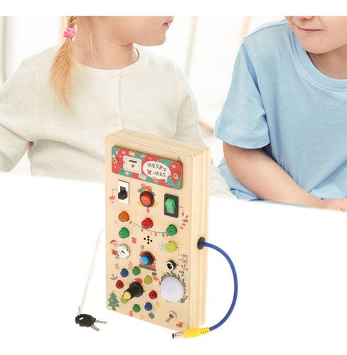 Tablero Ocupado Iluminado, Juguete De Aprendizaje Sensorial,