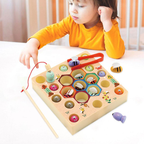 Early Board Montessori Con Motor De Madera Educativo, Habili