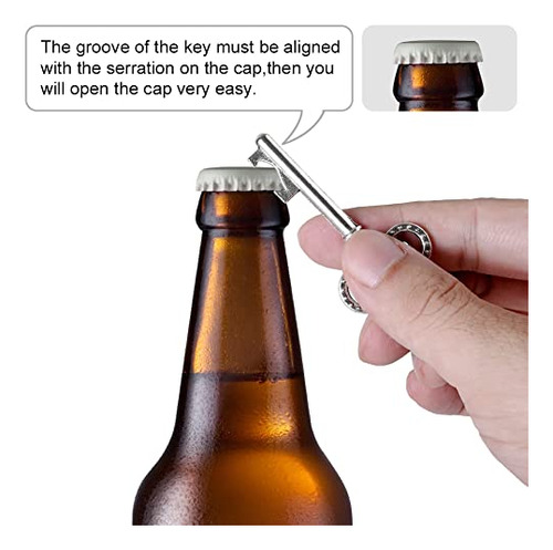 Abnaok 50pcs Wedding Favors/ Party Favors Key Bottle Opener,