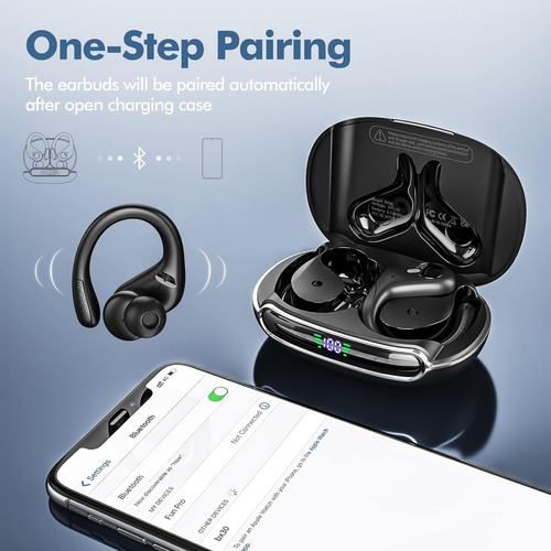 Audífonos Inalámbricos Sajawass Bluetooth 5.3 Hifi Stereo 80