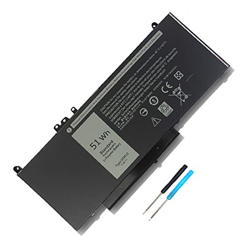 Batería 7.4v 51wh Para Dell Latitude 14 15 E5450 E5550 E5250